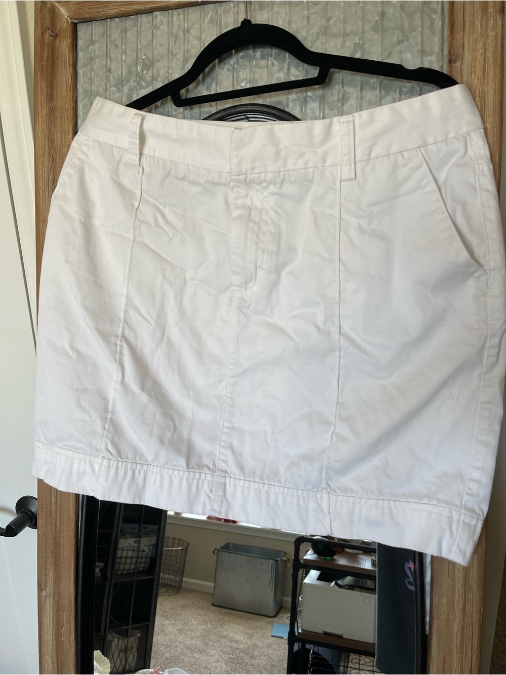 Tommy Hilfiger White Mini Skirt